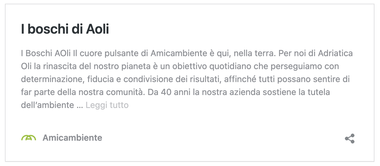 i boschi di AOLI - Amicambiente